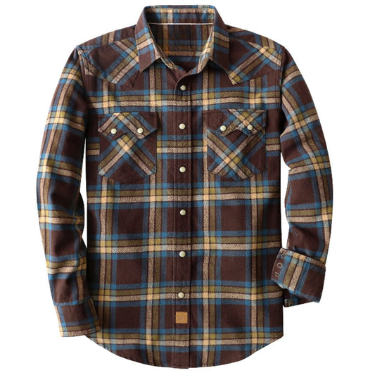 Camisa de Franela Montaro® para Hombre de Manga Larga - Montaro Store